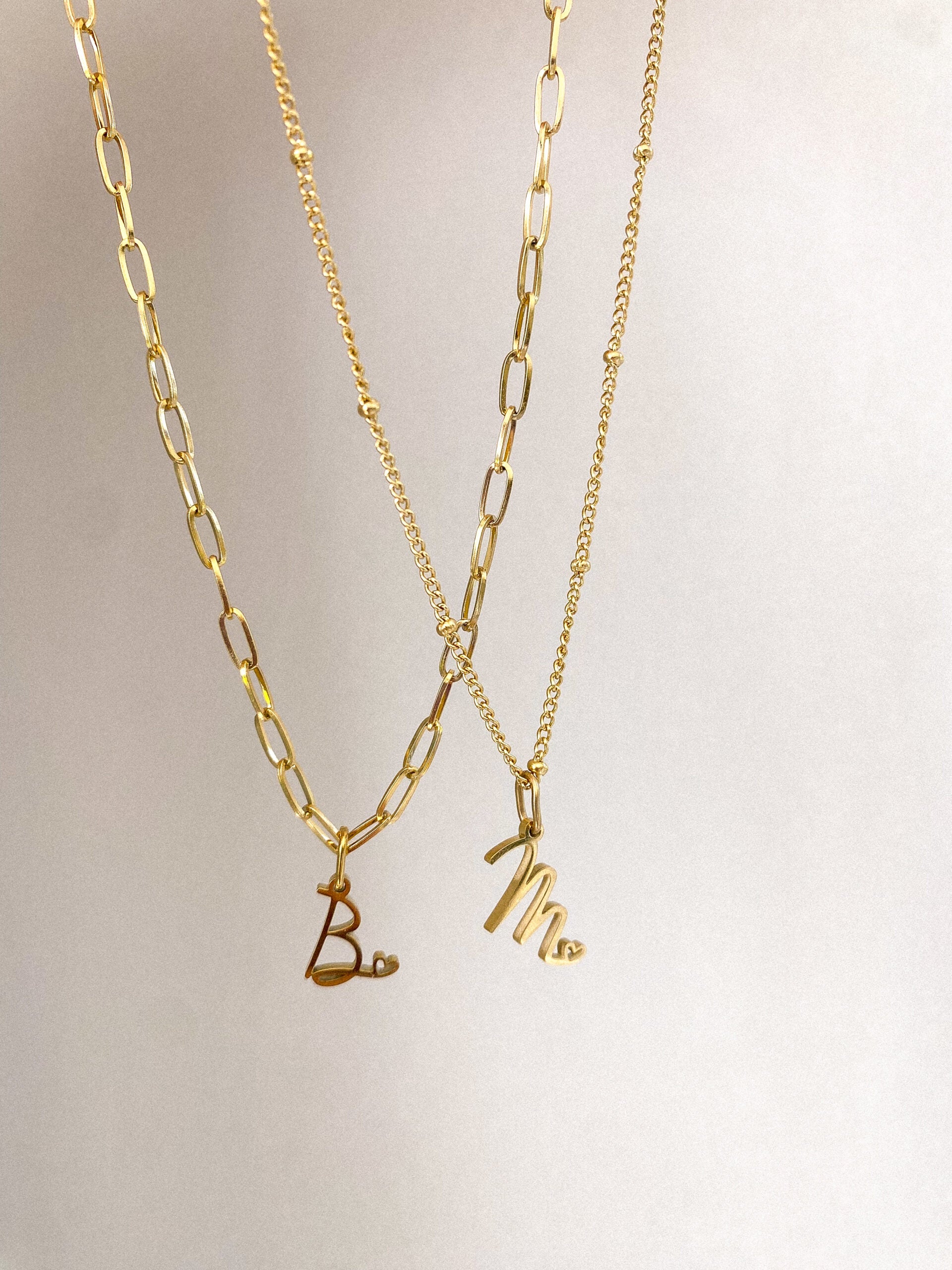 Love Letter Initial Charm