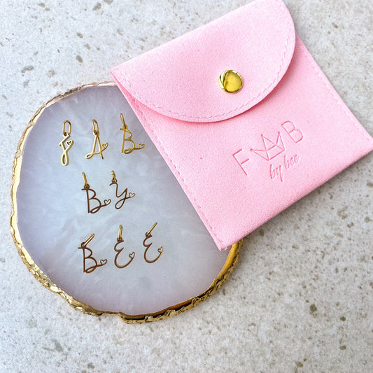 Love Letter Initial Charm