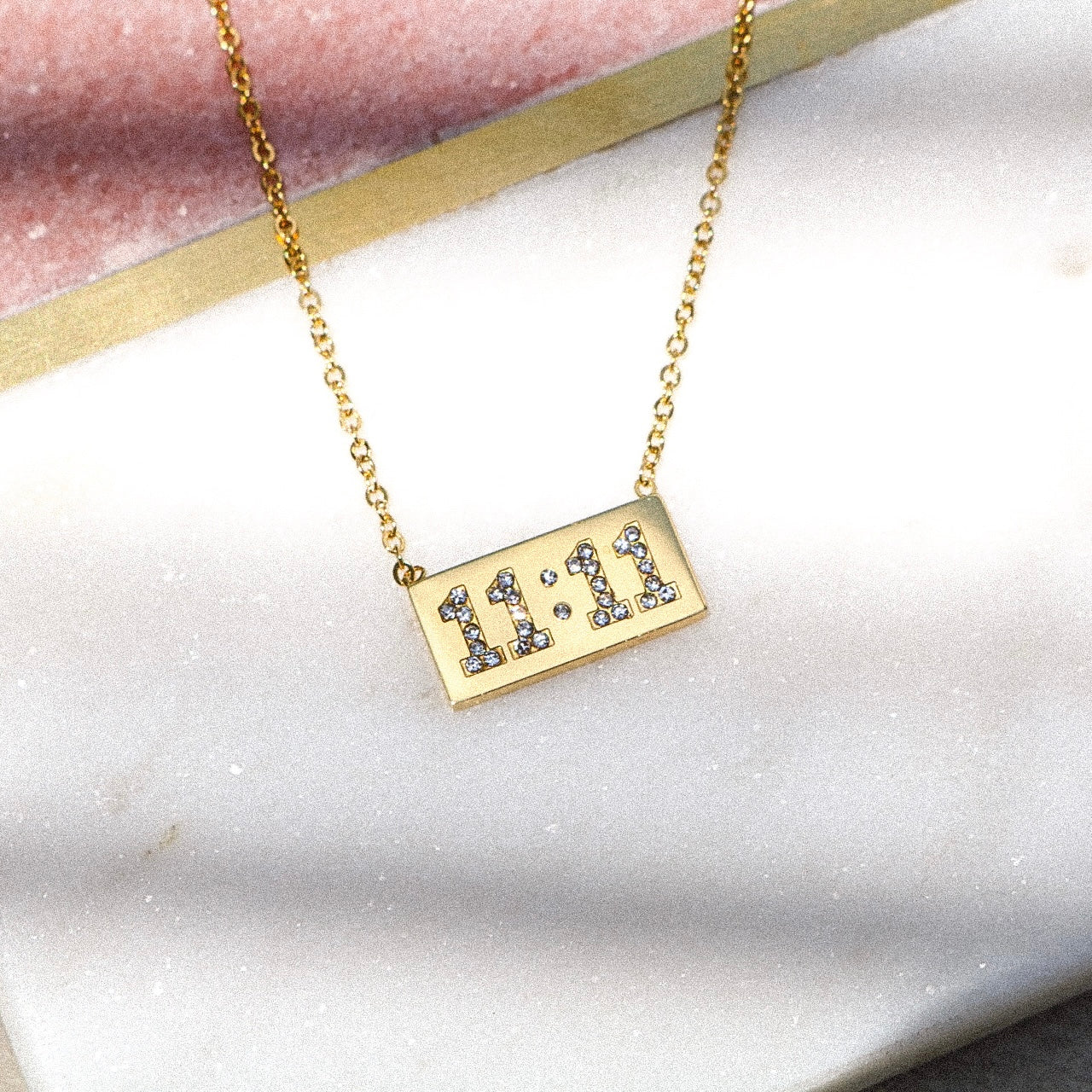 11:11 Angel Number Necklace with CZ