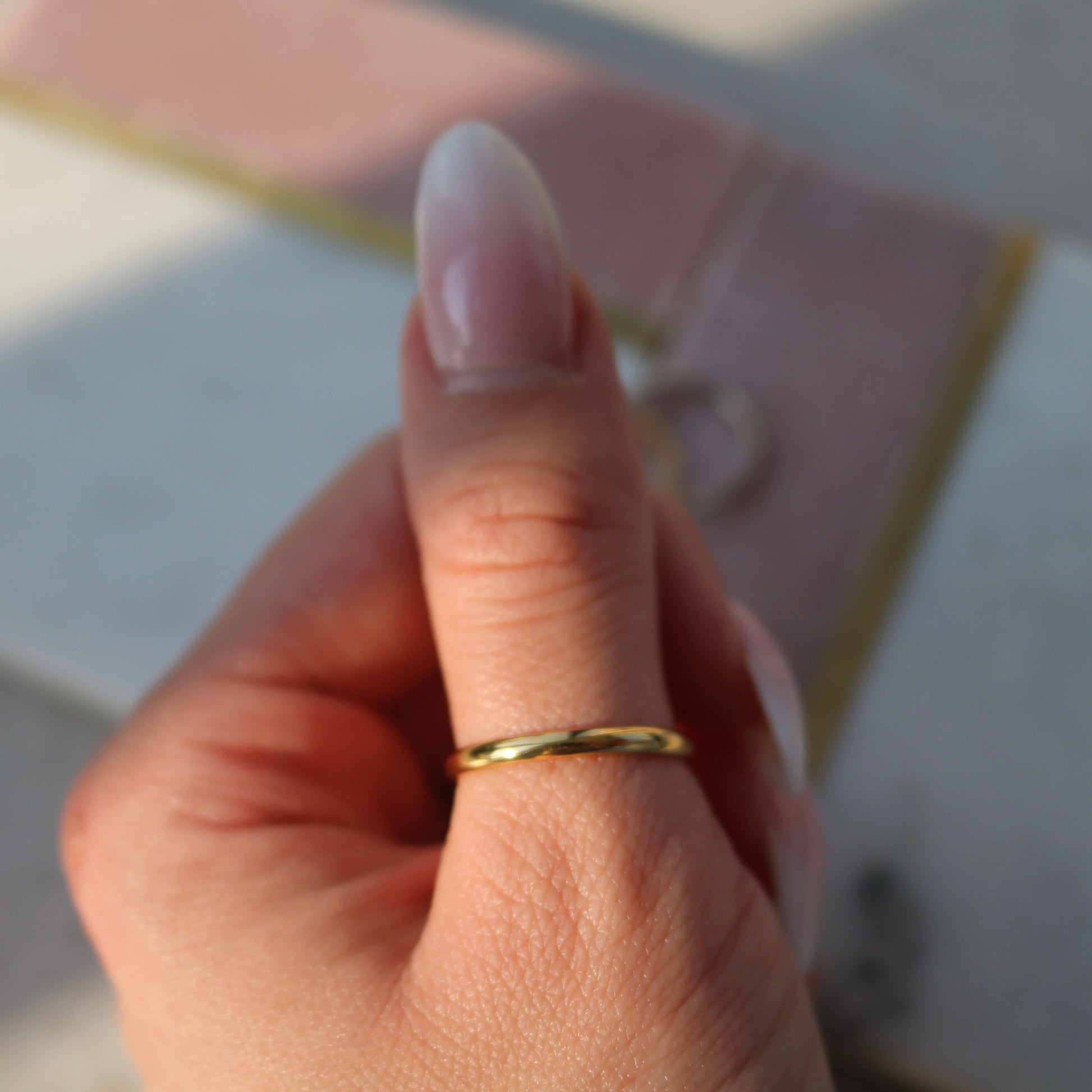 Simple Gold Band Ring